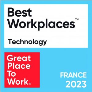 Affiche bleu Best Workplaces