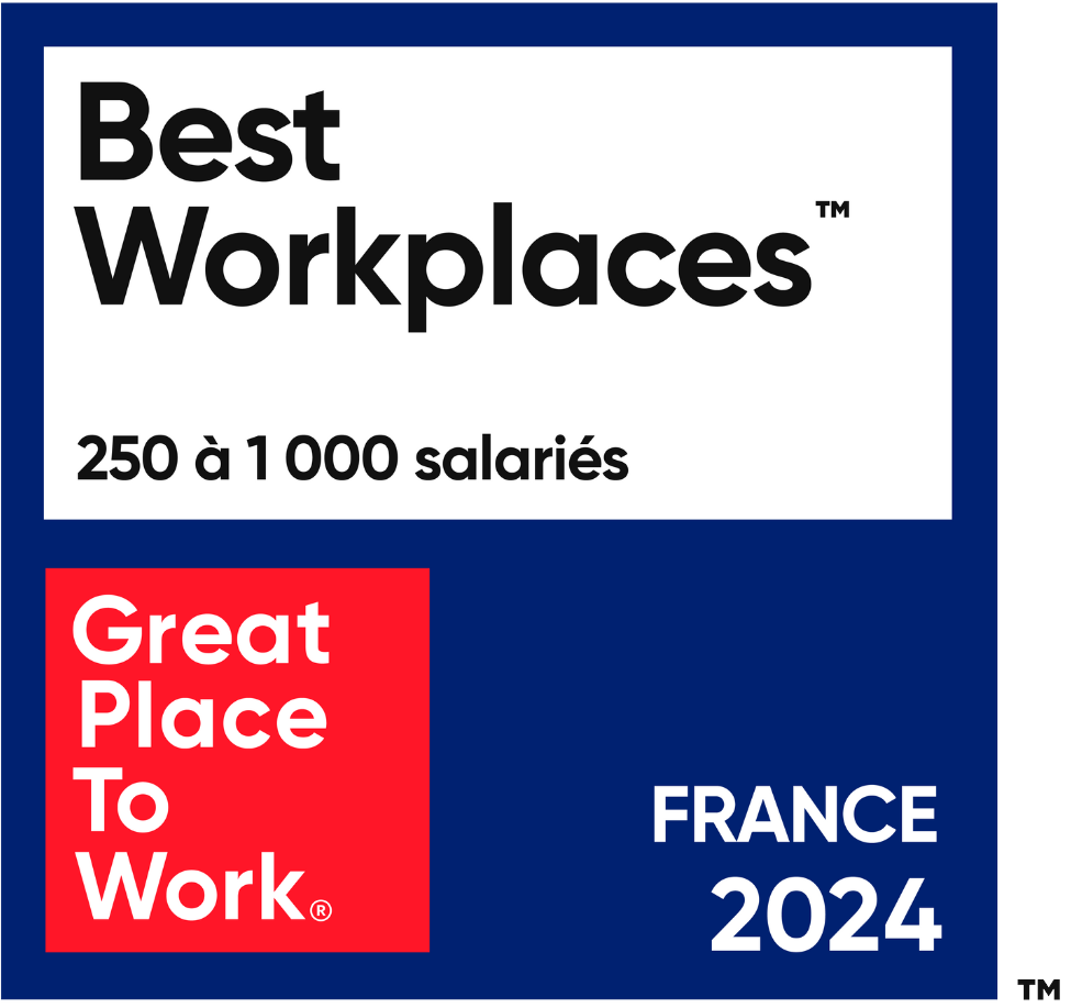 Logo Best Workplaces - Certifié Jan 2024 - Jan 2025 France