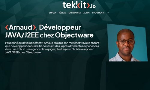 🎙 DISCOVER ARNAUD, JAVA/J2EE DEVELOPER AT OBJECTWARE